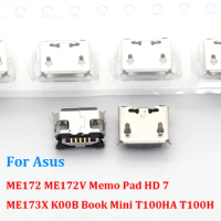 50-100Pcs USB Charger Charging Dock Port Connector For Asus ME172 ME172V Memo Pad HD 7 ME173X K00B Book Mini T100HA T100H Plug