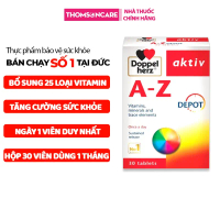 [Mới về] Bổ sung vitamin tổng hợp Aktiv A-Z Depot - nhập khẩu từ Doppelherz Đức, đầy đủ vtm A C D Ca