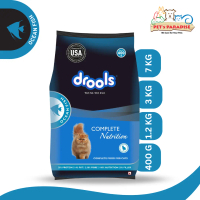 Drools Cat Ocean Fish Dry Cat Food 400g, 1.2k, 3KG, 7 Kg