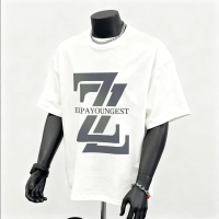 มีสไตล์ พิมพ์ลายตัวเสื้อคอกลม แขนสั้น เหมาะสำหรับทุก ฤดูกาล แขนสั้น พร้อมส่ง human madeแท้