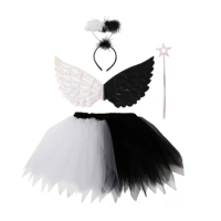 Angel Halos Headbands Angel Wands Angel Wing Tutus Halloween Angel Outfit Cosplays Costume Accessorise Kids Adults