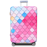 新一代 絢麗人魚尾 行李箱保護套一個(21-24吋行李箱適用)