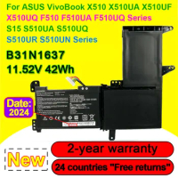 B31N1637 Battery For ASUS X510 X510UA X510UF X510UQ F510 F510UA F510UQ S510UA S510UQ S510UR C31N1637 11.52V 42Wh Fast Shipping