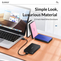 ORICO ABS HDD Case 2.5 Inch SATA to USB3.0 5Gbps / USB-C 6Gbps External HDD Enclosure with 50 Cm USB Cable for SSD Disk HDD