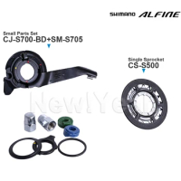 SHIMANO ALFINE Small Parts Set CJ-S700-BD SM-S705 Single Sprocket CS-S500 18T 20T for Internal Geared Rear Hub Original Parts