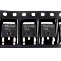 10PCS/LOT SUD40N06-25L SUD40N06 40N06 40N06-25L TO-252 MOS FET Transistor 30A 60V 100% Original