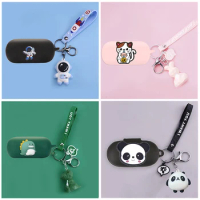 For Anker Soundcore LIFE P2 mini Case Cartoon Astronauts/Pandas/Cat Animal silicone Earphones Cover Cute LIFE p2mini