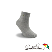 【Arnold Palmer】刺繡素面休閒男短襪-淺灰(休閒襪/短襪/男襪)