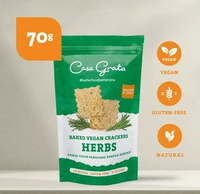 Camilan Sehat / Cemilan anak / Snack Sehat - Herbs Crackers 70 gram