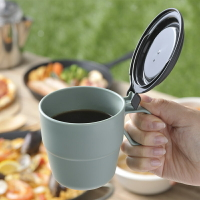 日本製 inomata Flap Mug  翻蓋馬克杯 360ml (2色)