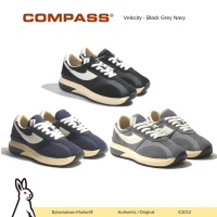 [Original Product] Sepatu Compass Velocity - Black Grey Navy