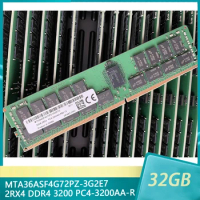 For MT RAM 32GB 2RX4 DDR4 3200 PC4-3200AA-R MTA36ASF4G72PZ-3G2E7 Server Memory Fast Ship High Quality