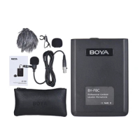 BOYA BY-F8C XLR Lavalier Cardioid Condenser Microphone Video Instrument Sound Recording for Canon Nikon Vocal Acoustic Guitar