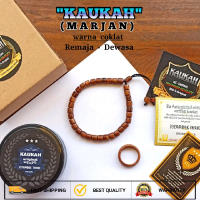 Gelang Tasbih MARJAN 33 sertifikat Kaukah BONUS cincin | gelang kaokah kokkah koka koukah pria wanit