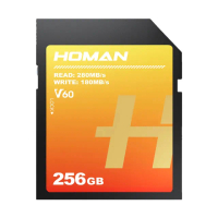 【Homan】SDXC UHS-II V60 256GB 記憶卡--公司貨