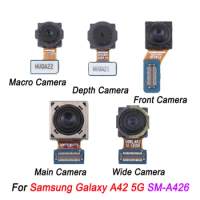 For Samsung Galaxy A42 5G SM-A426 Original Camera Set Back Rear Cameras(Depth + Macro + Wide + Main Camera) + Front Camera