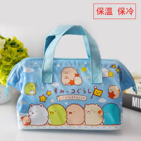Korean version of the thermal bag student cute cartoon lunch box bag thermal insulation cold portable lunch bag