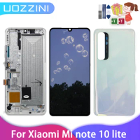 Super AMOLED Display For Xiaomi Mi Note 10 Lite Display LCD Screen Touch Digitizer Assembly For Xiaomi Mi note 10 Lite LCD