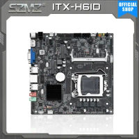 SZMZ ITX H61D mini PC motherboard 170*170mm H61 base plate LGA 1155