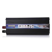 Taffware Rectangle Car Power Inverter - Sumber Listrik Portabel IH Hitam