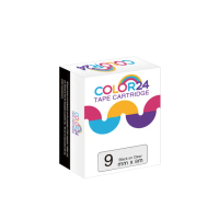 【Color24】for Brother TZ-121/TZe-121 透明底黑字 副廠 相容標籤帶_寬度9mm(適用 PT-H110 / PT-P300BT)