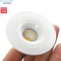 5pcs/Lot High Quality LED Downlights Lamps Round 3W Mini COB include led driver AC85-265V Aluminum body indoor use
