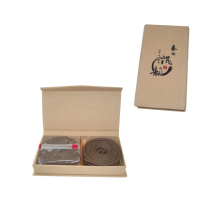 【金發財金紙】頂級水沉之惠安沉盤香小盤 4H-24片(2入組-盤香系列)