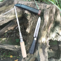 1 set pisau + asahan, pisau daging, pisau dapur, pisau buah