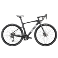 SAVA Carbon Fiber Gravel Road Bike GRX 400 20-Speed Men's Adult Road Bike Race Bike 700C with CE+UCI Approval
