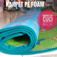 DISKON karpet pe foam tebal bolak-balik 180 x 200 cm