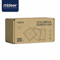 《 MiDeer》多彩透光磁力片-補充包(暖色20片) 東喬精品百貨