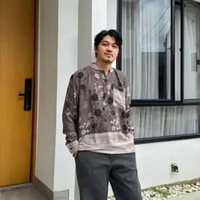 Dress wanita Raya Series Kharisma Dress Elegant Baju Raya Gamis KOKO DARK CHOCO