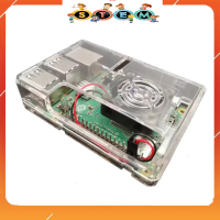 [Stem A-Z][G57] Vỏ Nhựa Trong Suốt Raspberry Pi 3B/B+ (Có Kèm Quạt Tản Nhiệt)