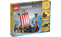 [飛米樂高積木磚賣店] LEGO 31132 Creator-維京海盜船和塵世巨蟒
