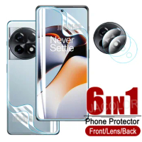 6in1 Hydrogel Protector For Oneplus Ace 2 2v Racing Pro Screen Soft Film+Back Cover Gel Film+Lens Glass For One Plus Ace2 Ace2v