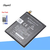 iSkyamS 1x 2500mAh BL-T11 BLT11 BL T11 Replacement Batteries For LG L22 isai F340 EAC62218301 Mobile Phone Battery +Tool