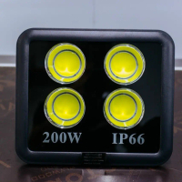 Đèn pha led hình Cốc siêu sáng 200w 300w,đèn chiếu sáng ngoài trời chống nước chuẩn IP66