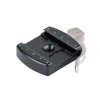 50mm Lever-Release Clamp Arca-Swiss RRS Compatible Fit Benro Leofoto Quick Flip-Lock Tripod Monopod Ballhead Mount Gear