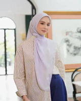 Heaven Lights - Voal Plain - Hijab Voal Polos Segi Empat Violet