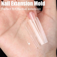 Sandwich Layered Nail Extension Forms Nail Art Diy Paperless Nail Forms New Style Transparent Slim D
