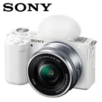  【SONY 索尼】Alpha ZV-E10L ZV-E10 + SELP1650 變焦鏡頭組 限期贈好禮 公司貨-白色