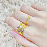 EPM FLOWER RING EMAS 375/9K