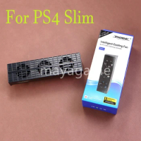 1set Temperature Control Cooling Fan for Sony PlayStation 4 PS4 Slim Game Accessories Console