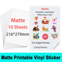 A4 Printer Paper 10Sheet Self-adhesive Printable Vinyl Sticker