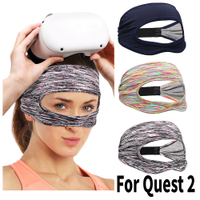 For Meta Oculus Quest 2 Accessories VR Glasses Eye Cover Breathable Sweat Band Virtual Reality Headset For Quest 2 HTC Vive