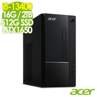 Acer 宏碁 Aspire TC-1770 家用電腦 (i5-13400/16G/2TB+512SSD/GTX1650-4G/W11)