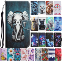 For Redmi Note 7 Case For Xiaomi Xiomi Redmi Note7 S 7S Note 7 Pro 7Pro Note7S Etui Leather Flip Stand Phone Cover Flower Capa