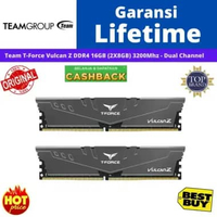 TEAM T-FORCE VULCAN Z RAM LONGDIMM DDR4 16GB (8GBX2) 3200MHZ