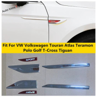 Car Door Side Body Fender Badge Emblem Label Universal Sticker For VW Volkswagen Tiguan Touran Atlas Teramont Polo Golf T-Cross