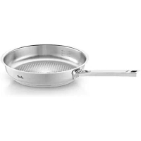 Fissler Original-Profi Collection / Stainless steel pan (28 cm) pan with internal scale, novogrill frying surface - induction